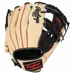 Rawlings Heart Of The Hide PRONP4-C6BB 11.5" Baseball Glove- Tan/Black - 2022 Model -Mitts Store rawlings baseball glove hoh pronp4 c6bb tan black 115 inset2