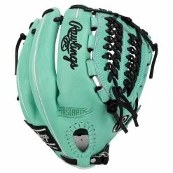 Rawlings Pro Preferred PROS206F 12" Baseball Glove- Mint/Black- 2021 Model -Mitts Store rawlings baseball glove pro pref pros206f 12 mnt blk inset1