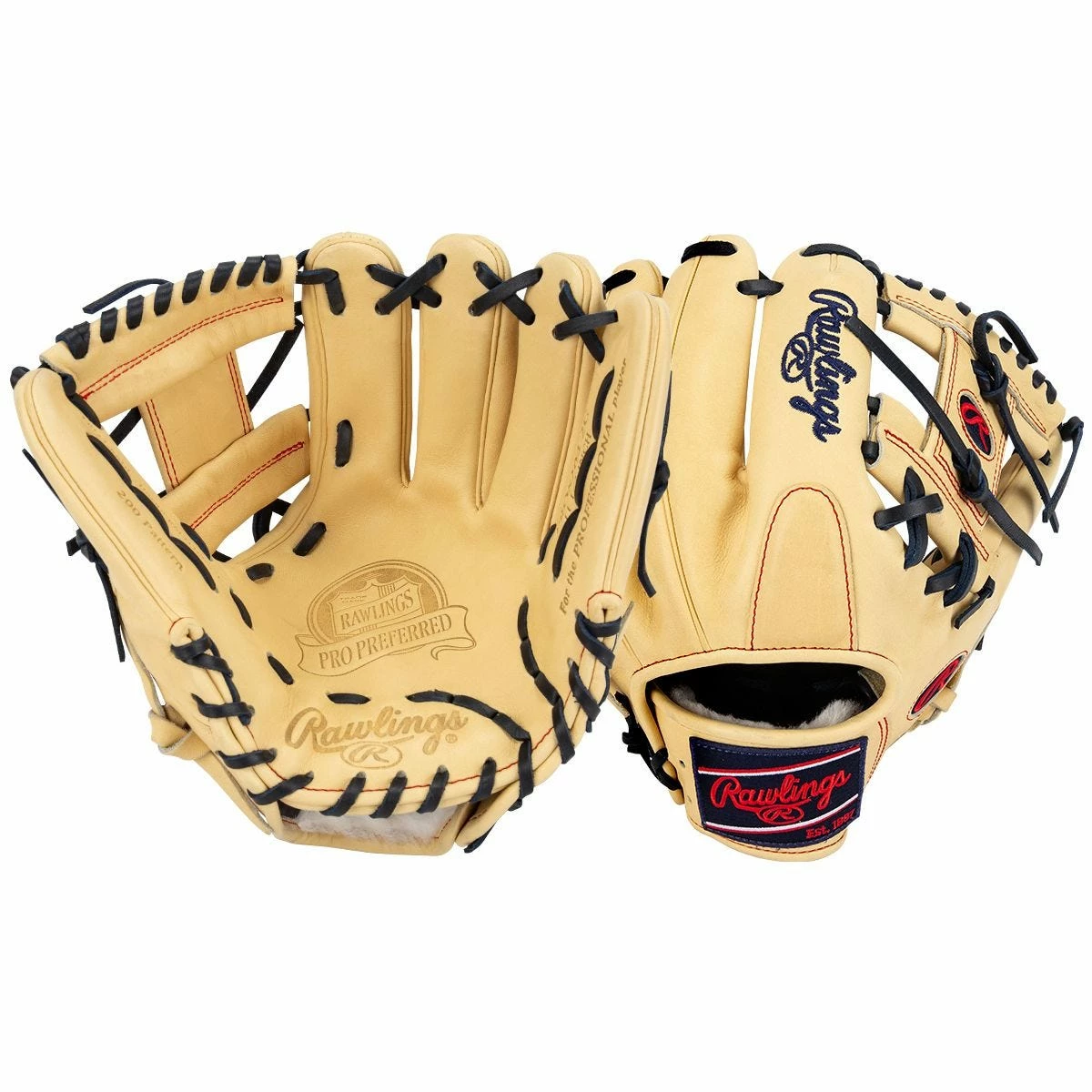 Rawlings Pro Preferred PROS204-2CN 11.5" Baseball Glove 3 Rawlings Pro Preferred PROS204-2CN 11.5" Baseball Glove