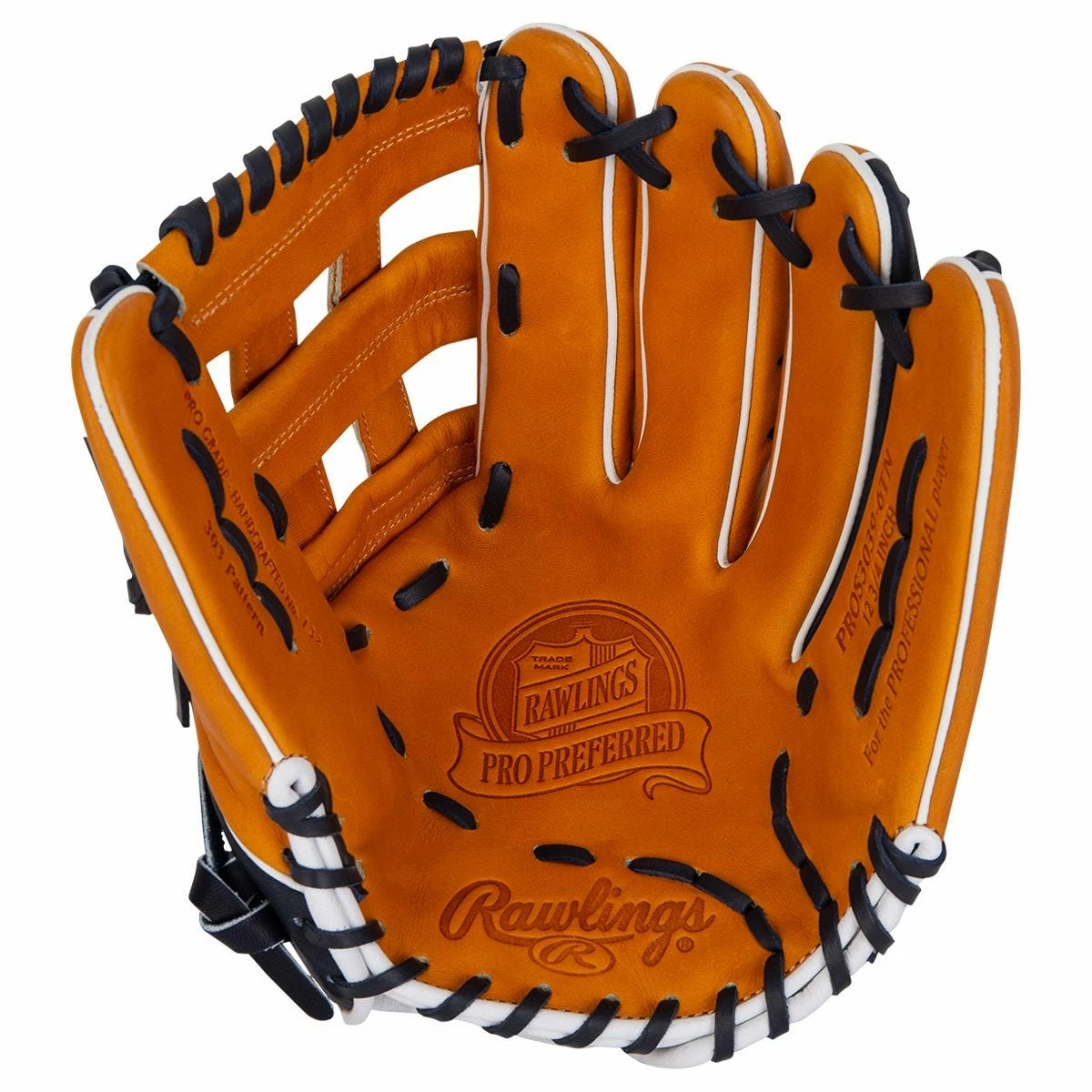 Rawlings Pro Preferred PROS3039-6TN 12.75" Baseball Glove 4 Rawlings Pro Preferred PROS3039-6TN 12.75" Baseball Glove - Image 2