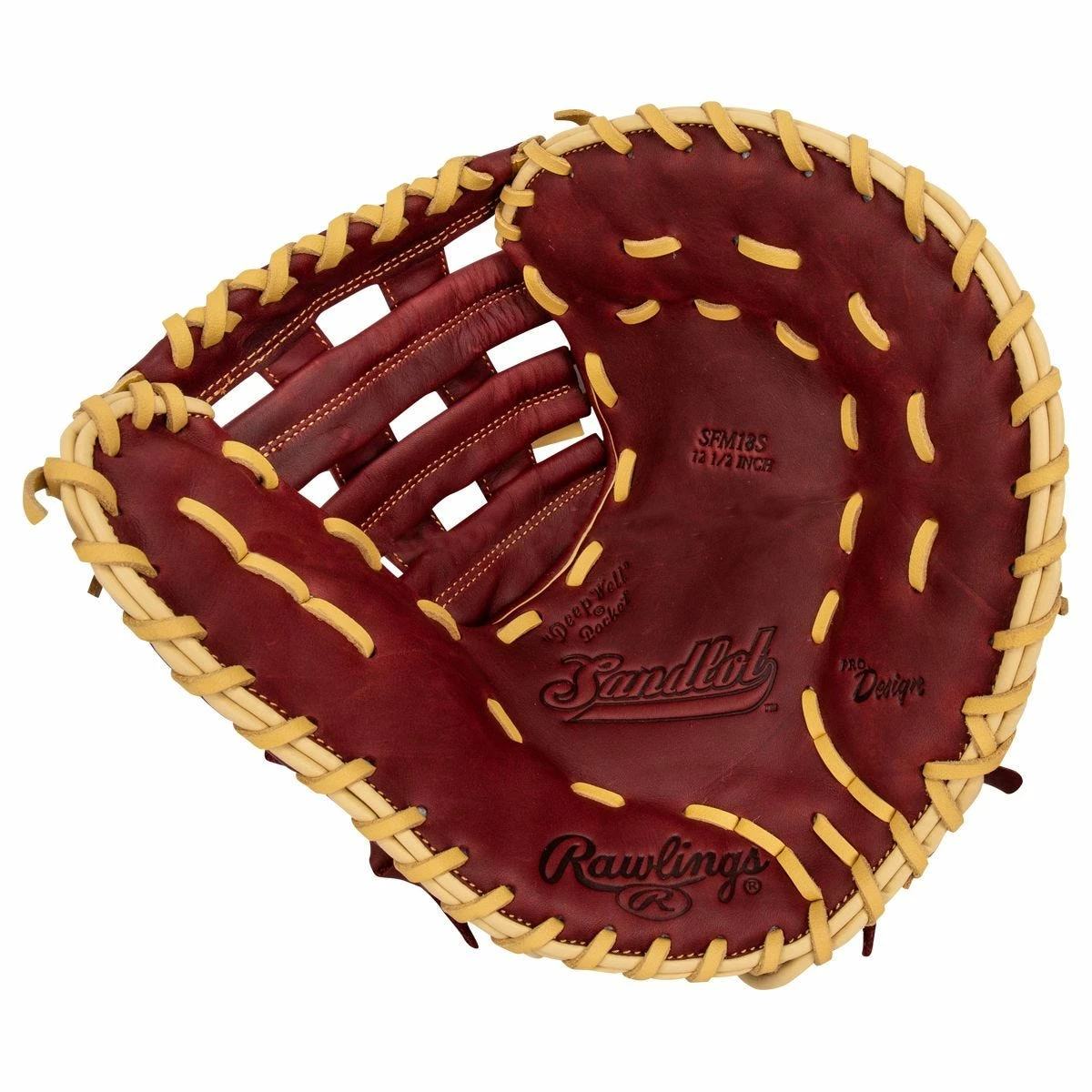 Rawlings Sandlot 12.5" First Base Mitt - 2022 Model 4 Rawlings Sandlot 12.5" First Base Mitt - 2022 Model - Image 2