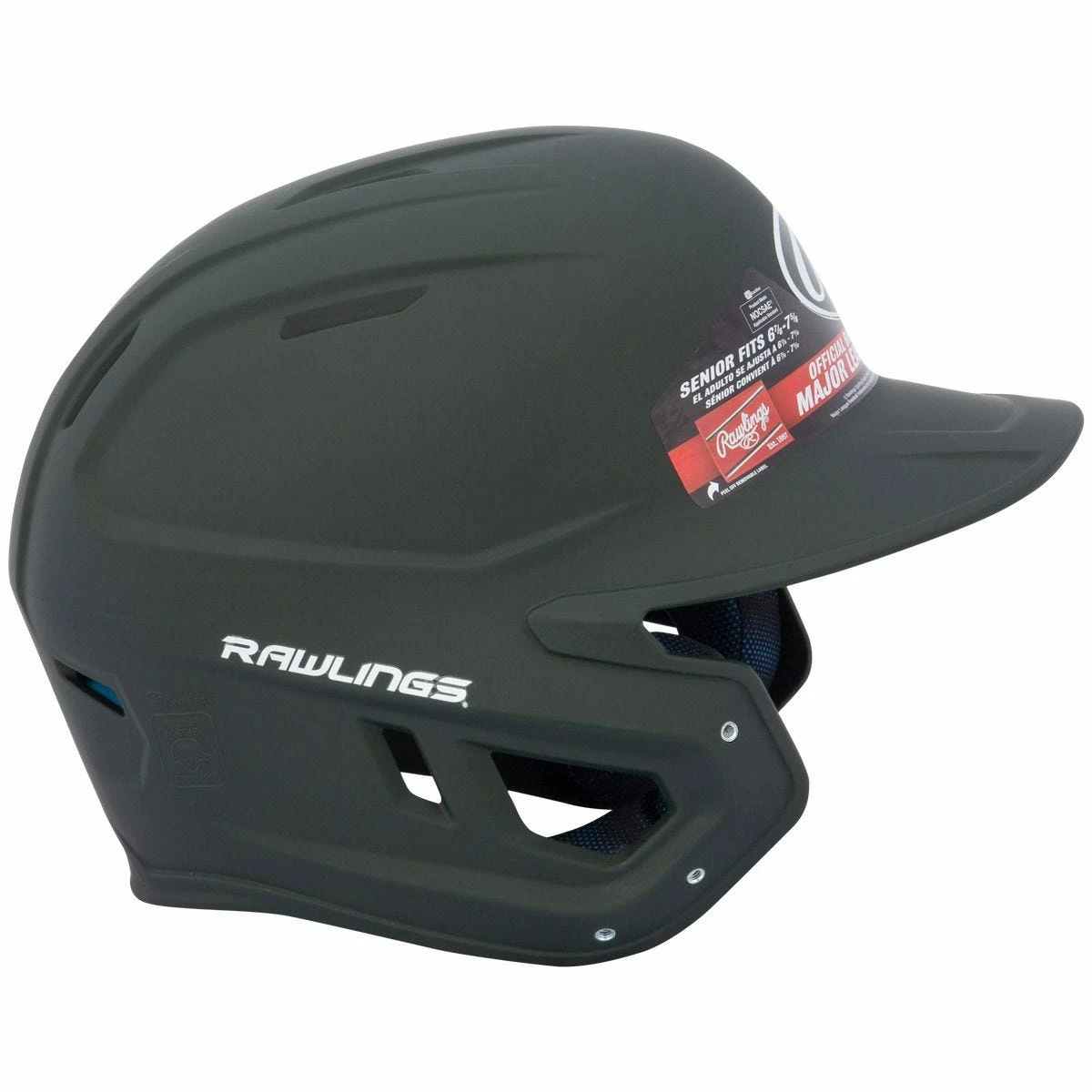 Rawlings Mach Matte Senior Batting Helmet 4 Rawlings Mach Matte Senior Batting Helmet - Image 2