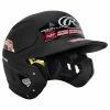 Rawlings Mach Carbon Baseball Batting Helmet -Mitts Store rawlings batting helmet car07a mach carbon