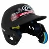 Rawlings Mach Adjust Matte Junior Batting Helmet W/ EXT Flap -Mitts Store rawlings batting helmet mach adjust matte jr ext flap