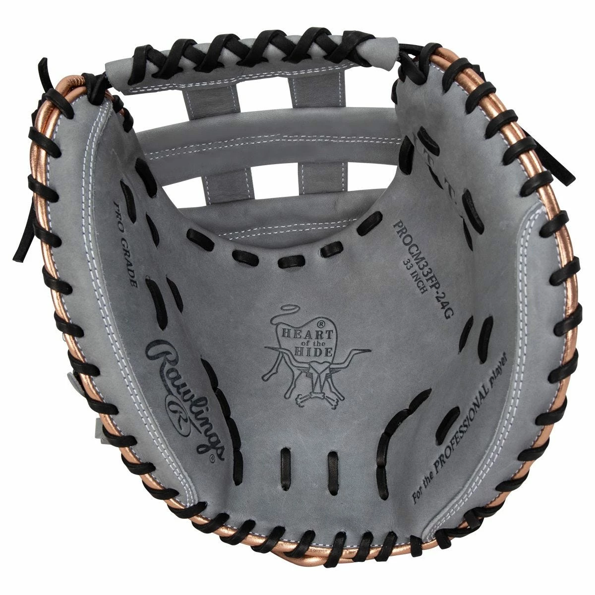 Rawlings Heart Of The Hide PROCM33FP-24G 33" Fastpitch Catcher's Mitt - 2022 Model 4 Rawlings Heart Of The Hide PROCM33FP-24G 33" Fastpitch Catcher's Mitt - 2022 Model - Image 2