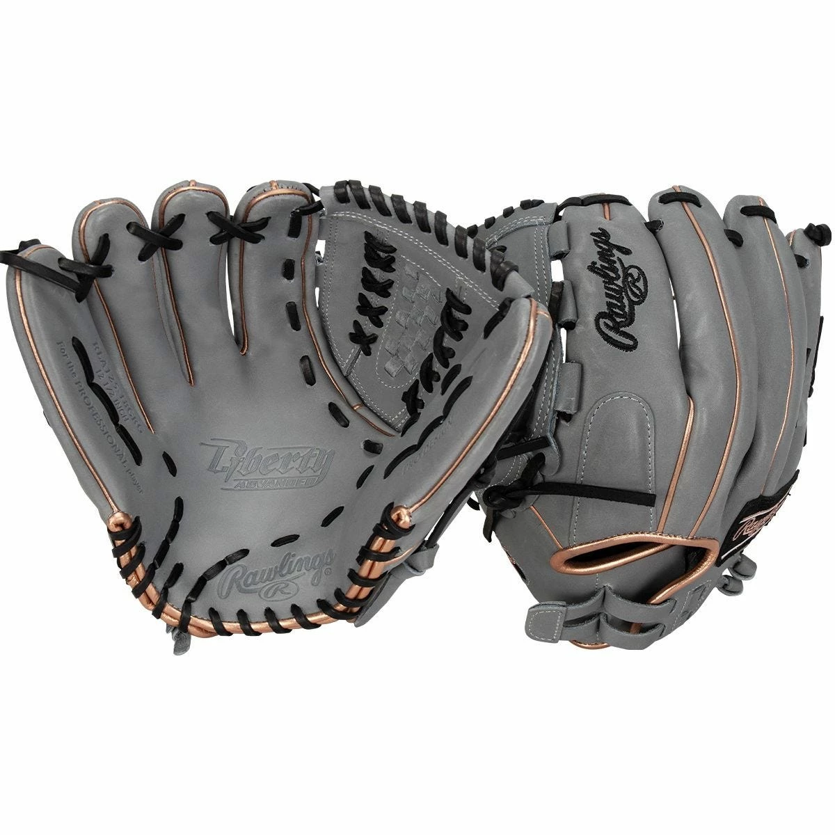 Rawlings Liberty Advanced RLA125-18GRG 12.5" Fastpitch Softball Glove - 2022 Model 3 Rawlings Liberty Advanced RLA125-18GRG 12.5" Fastpitch Softball Glove - 2022 Model