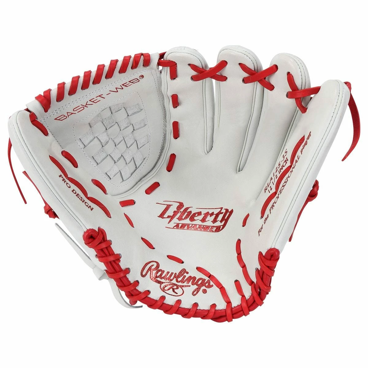 Rawlings Liberty Advanced RLA125-3S 12.5" Fastpitch Softball Glove- 2023 Model 4 Rawlings Liberty Advanced RLA125-3S 12.5" Fastpitch Softball Glove- 2023 Model - Image 2