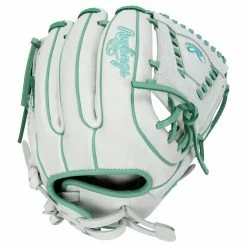 Rawlings Liberty Advanced RLA715SB-31WM 11.75" Fastpitch Softball Glove - White/Mint- 2022 Model -Mitts Store rawlings fastpitch softball glove liberty adv rla715sb 31wm 1175 inset1