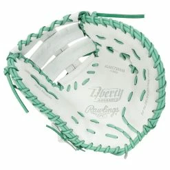 Rawlings Liberty Advanced RLADCTSBWM 13" Fastpitch Softball First Base Mitt - 2022 Model -Mitts Store rawlings fastpitch softball glove liberty adv rladctsbwm first base mitt 13