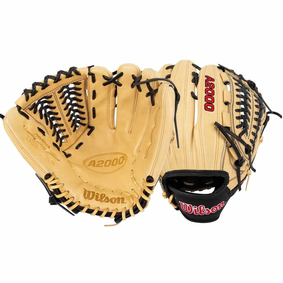 Wilson A2000 D33 11.75" Baseball Glove - 2022 Model 3 Wilson A2000 D33 11.75" Baseball Glove - 2022 Model