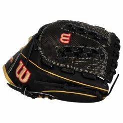 Wilson A2000 V125 Spin Control 12.5" Fastpitch Softball Glove - 2021 Model -Mitts Store wilson fastpitch softball glove 2021 a2000 v125 spin 125 inset2